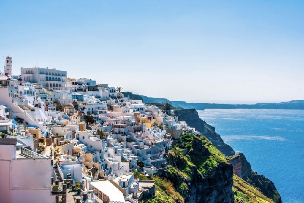 All Fired Up for a Walk at Fira