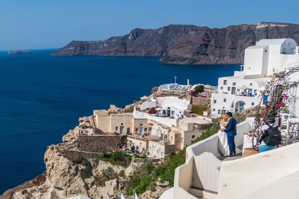 Getting Married in Santorini